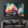 Wallity Pintura Decorativa de Vidrio Templado Multicolor 70 x 110 cm